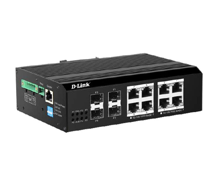 D-Link DIS-F2012P-E 8-port UTP 802.3af PoE, POE Switches, D-Link - ICT.com.mm