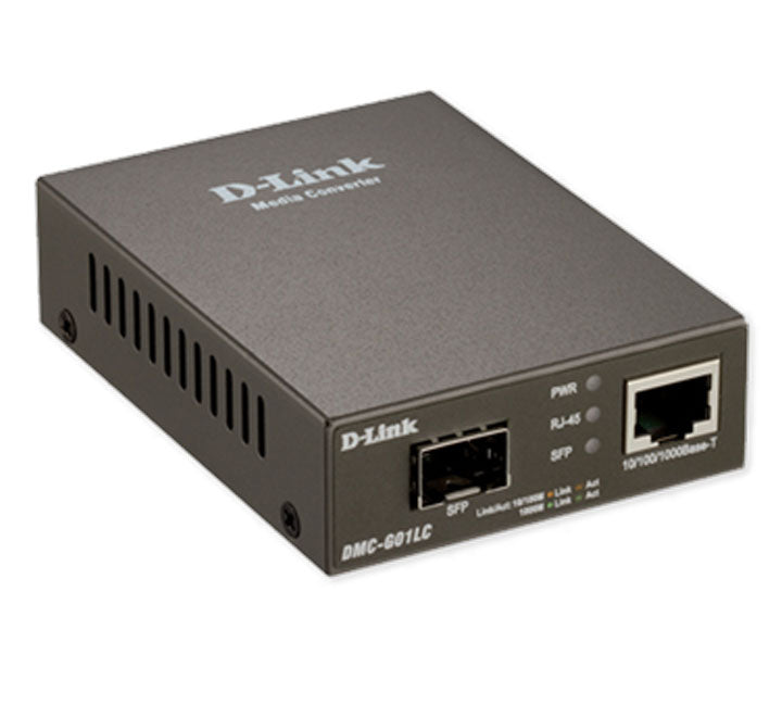 D-Link DMC-G01LC/E 10/100/1000Mbps to SFP Media Converter, Networking Tools & Equipment, D-Link - ICT.com.mm