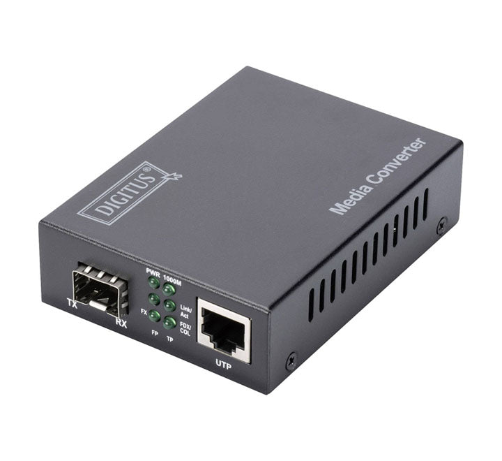 DIGITUS DN-82130 Gigabit Ethernet Media Converter, Networking Tools & Equipment, DIGITUS - ICT.com.mm
