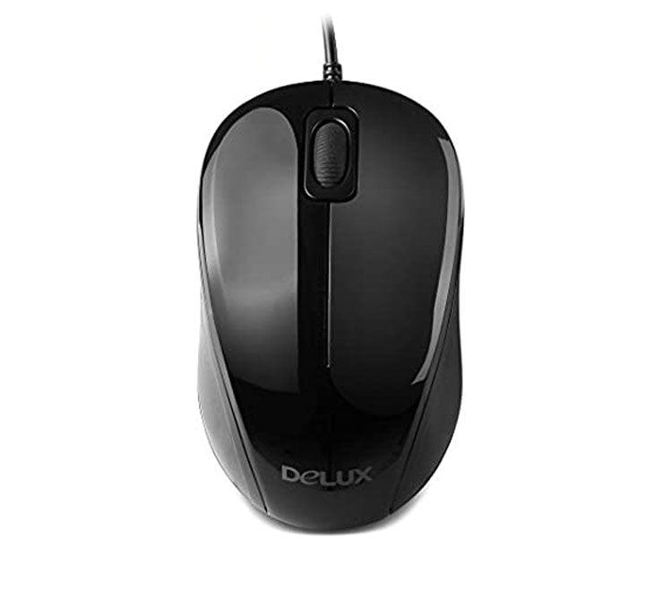 Delux M135 USB Optical Wired Mouse, Mice, Delux - ICT.com.mm