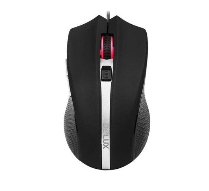 Delux M516 USB Optical Wired Mouse, Mice, Delux - ICT.com.mm