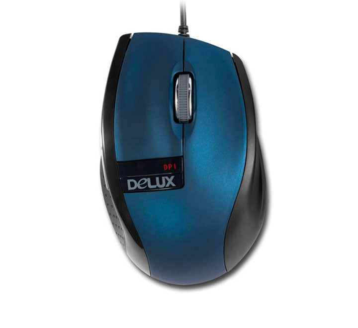 Delux M526 USB Optical Wired Mouse, Mice, Delux - ICT.com.mm