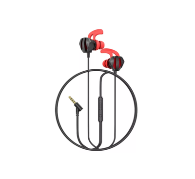 Hoco M105 Sharp wire control gaming earphones with microphone (Black)