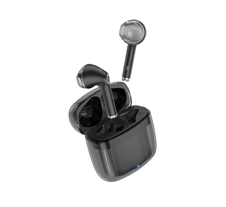 Hoco EW15 Clear Exploer Edition TWS Wireless Headset (Black), Earbuds, Hoco - ICT.com.mm