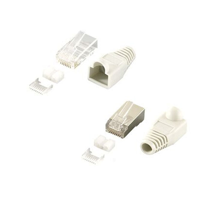 Equip 121178 Cat 6 RJ45 Shielded Plug Set (100 Pcs), Networking Tools & Equipment, Equip - ICT.com.mm