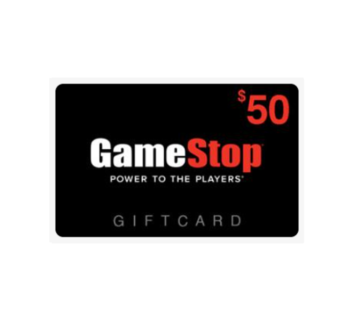 GameStop Gift Card $50 USD, Gaming Gift Cards, Gamestop - ICT.com.mm