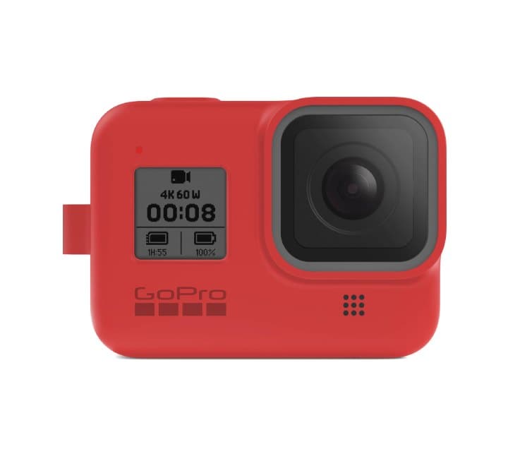 GoPro HERO8 Black Sleeve And Lanyard (Firecracker Red), Camera Accessories, GoPro - ICT.com.mm