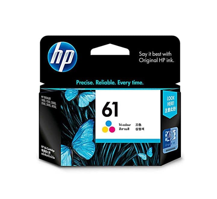 HP 61 Tri-Color Ink Cartridge-1, Ink Cartridges, HP - ICT.com.mm