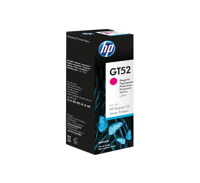 HP GT52 Magenta Original Ink Bottle (M0H55AA)-1, Ink Cartridges, HP - ICT.com.mm