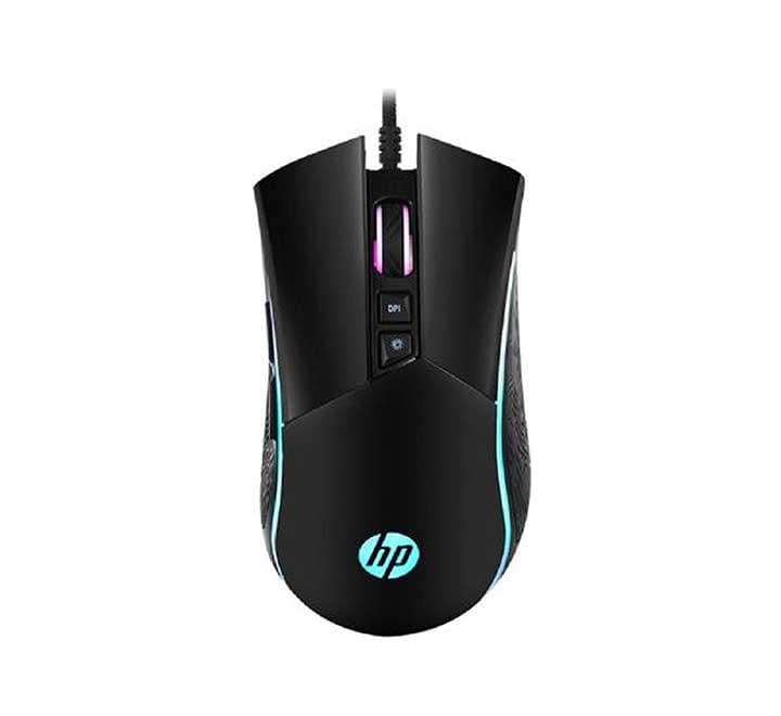 HP M220 Wired USB Optical Gaming Mouse (Black)-5, Gaming Mice, HP - ICT.com.mm