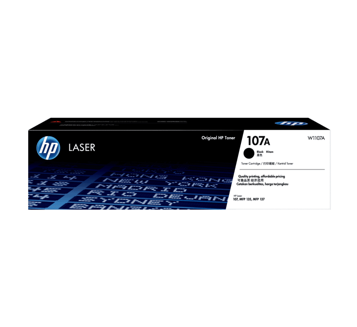 HP 107A Black Original Laser Toner Cartridge, Toner Cartridges, HP - ICT.com.mm