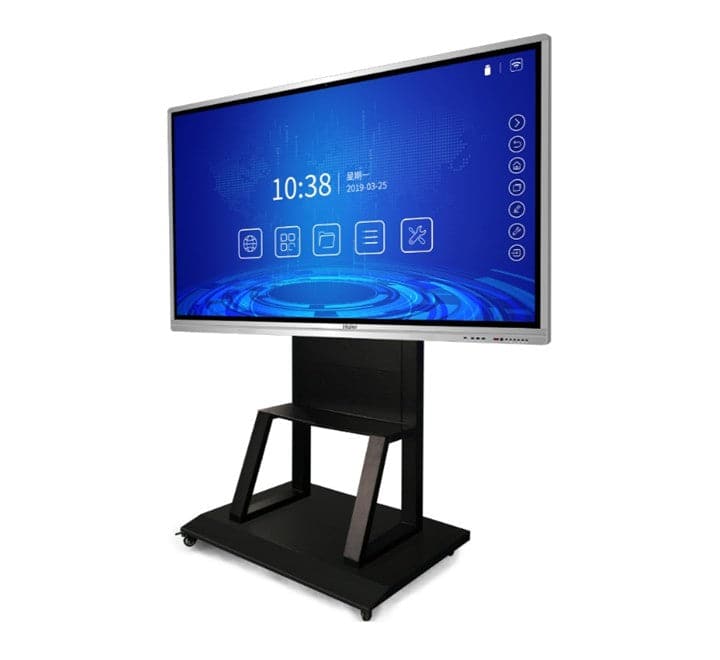 Haier MP II 65-inch Interactive Flat Panel Touch Screen Whiteboard With Stand (i5-6th Gen) Silver, Interactive Displays, Haier - ICT.com.mm