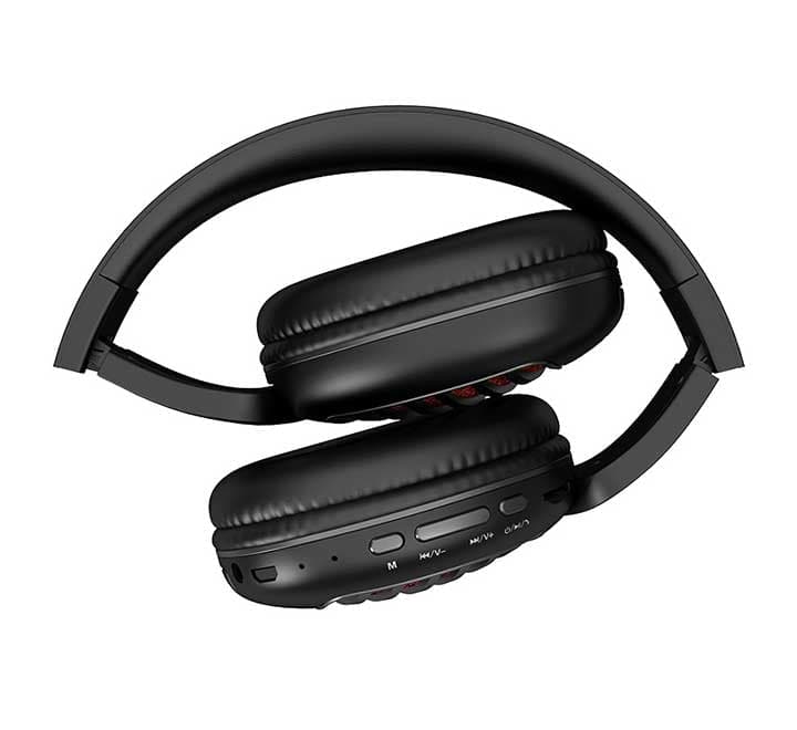 Hoco W23 Brilliant Sound Wireless Headphones (Black)-29, Headphones, Hoco - ICT.com.mm