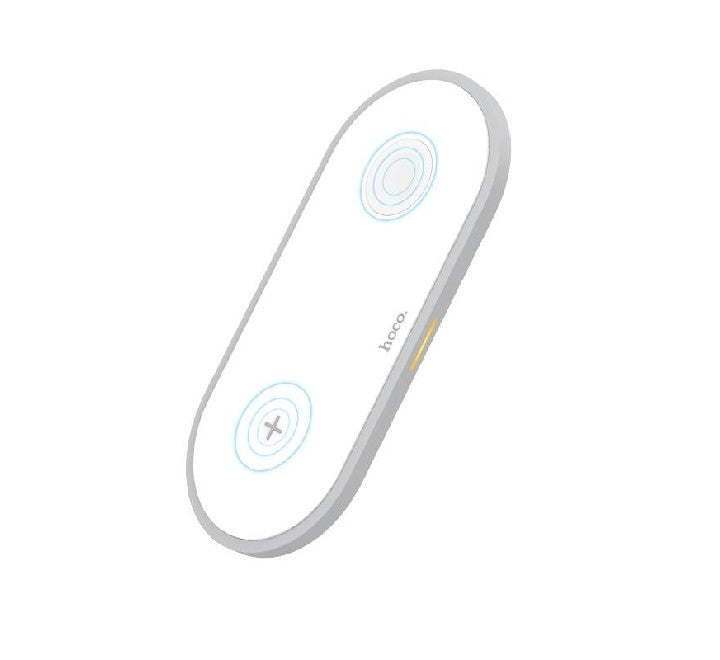 Hoco CW21 Wisdom 3-in-1 Tabletop Wireless Charger (White), Wireless Charger, Hoco - ICT.com.mm