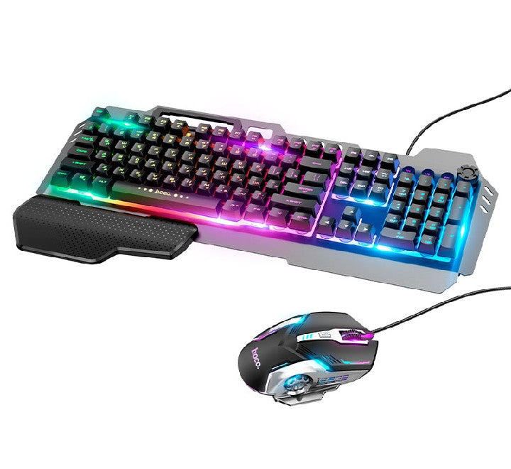 Hoco GM12 RGB Gaming Keyboard & Mouse Combo, Keyboard & Mouse Combo, Hoco - ICT.com.mm