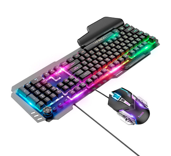Hoco GM12 RGB Gaming Keyboard & Mouse Combo, Keyboard & Mouse Combo, Hoco - ICT.com.mm