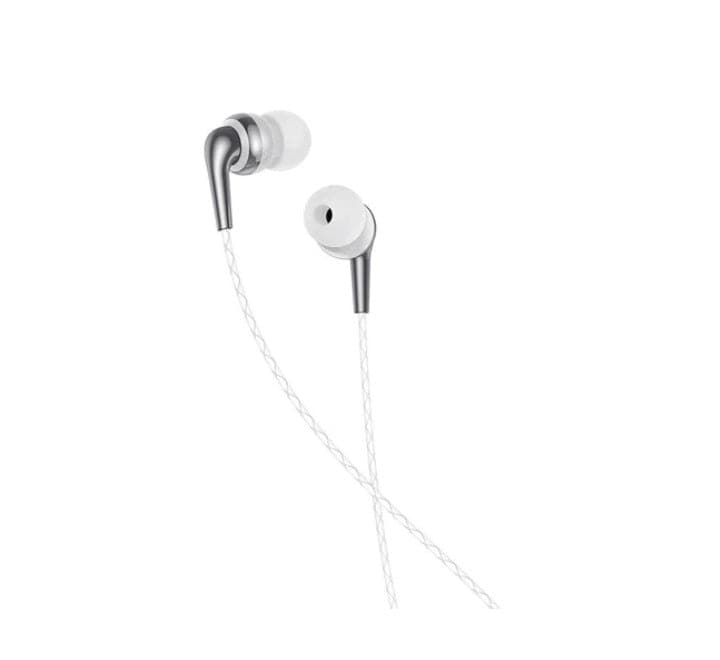 Hoco M71 Inspiring Universal Earphones with Mic (White)-29, In-ear Headphones, Hoco - ICT.com.mm