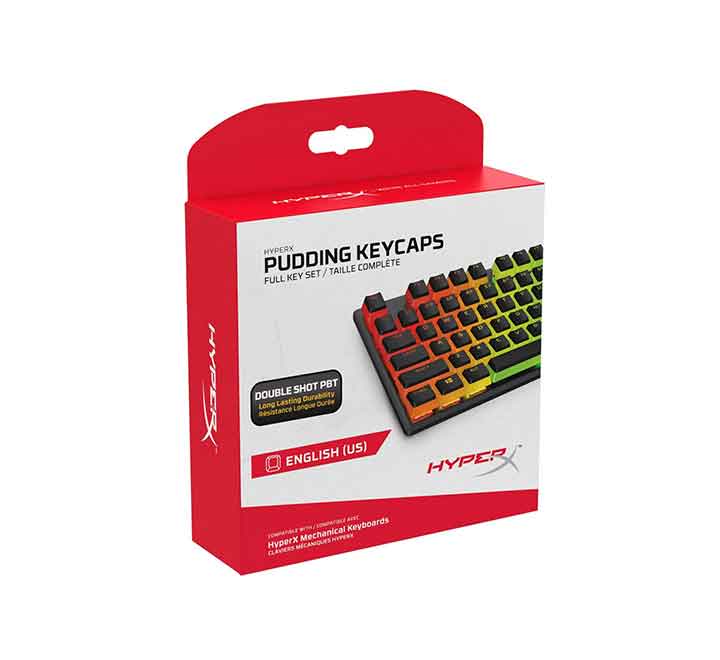 HyperX Pudding Keycaps (Black), Desk Pads & Blotters, HyperX - ICT.com.mm