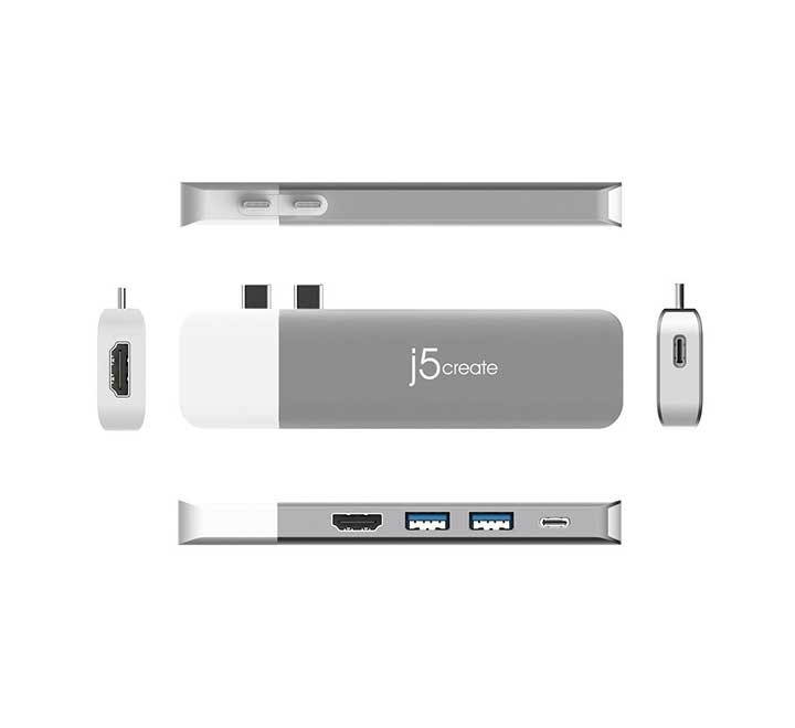 J5create JCD389 ULTRADRIVE Kit USB-C Multi-Display Modular Dock, USB Hub, j5create - ICT.com.mm