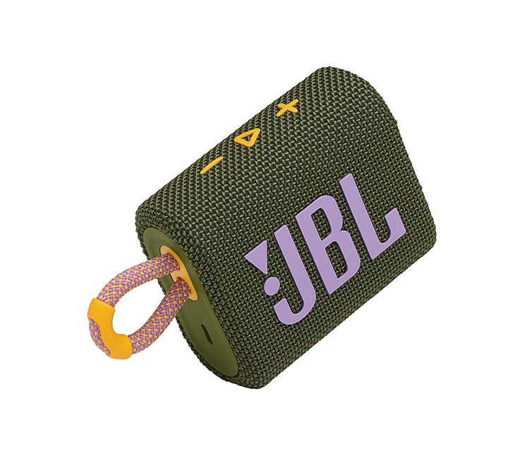 JBL Go 3 Portable Bluetooth Speaker (Green), Portable Speakers, JBL - ICT.com.mm