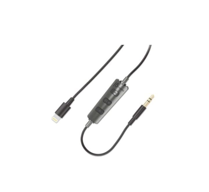 j5create Lightning to Headphone Cable with HQ Amplifier (Black), Lightning Cables, j5create - ICT.com.mm