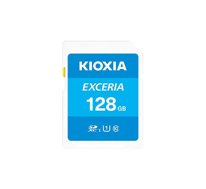 Kioxia EXCERIA LNEX1L0-GG4 SD Memory Card (128GB), Flash Memory Cards, KIOXIA - ICT.com.mm