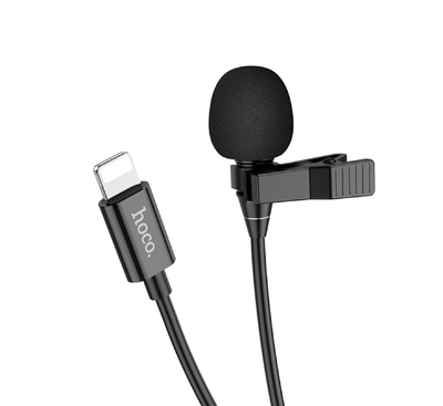 Hoco L14 iP Lavalier microphone (Black)