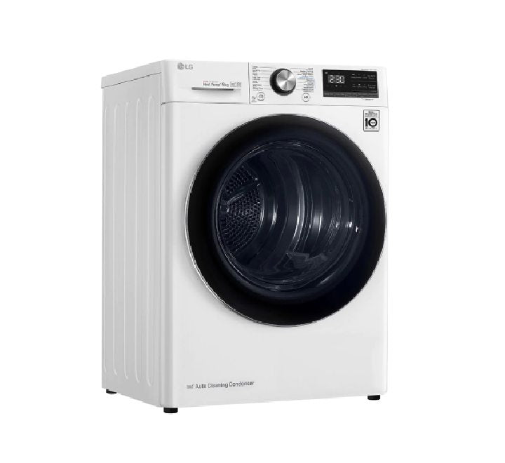 LG RV09VHP4W1 Front Load Dryer 9 Kg (White), Washer, LG - ICT.com.mm