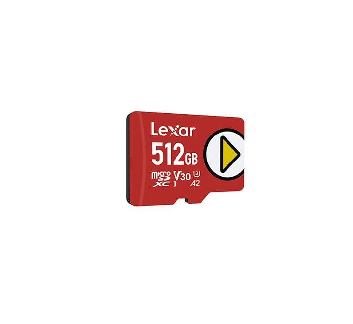 Lexar PLAY MicroSDXC UHS-I Card LMSPLAY512G-BNNNG (512GB), Flash Memory Cards, Lexar - ICT.com.mm