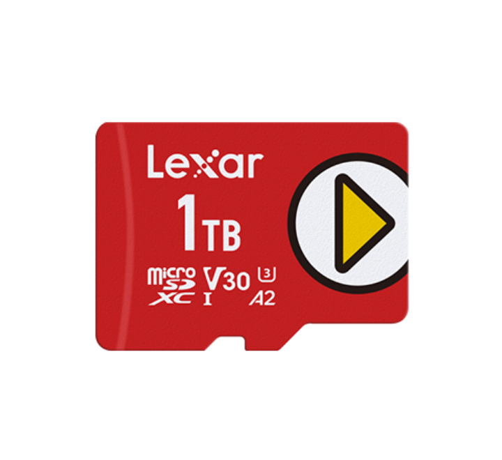 Lexar PLAY MicroSDXC UHS-I Card LMSPLAY1T-BNNNG (1TB), Flash Memory Cards, Lexar - ICT.com.mm