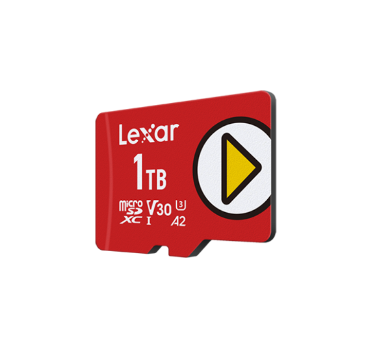 Lexar PLAY MicroSDXC UHS-I Card LMSPLAY1T-BNNNG (1TB), Flash Memory Cards, Lexar - ICT.com.mm