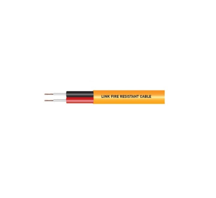 Link Fire Resistant Cable 2x1.5 mm² (15AWG) 500m/Roll (CB-0021), Coaxial Cables, Link - ICT.com.mm