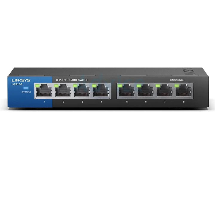 Linksys LGS108-AP Unmanaged 8 port Switch, Unmanaged Switches, Linksys - ICT.com.mm