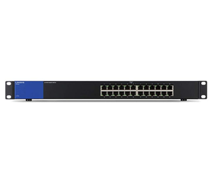 Linksys LGS124-AP 24 Port Rackmount Business Gigabit Switch, Unmanaged Switches, Linksys - ICT.com.mm