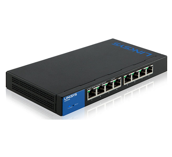 Linksys LGS308-AP Managed Gigabit 8 Port Switch, Managed Switches, Linksys - ICT.com.mm