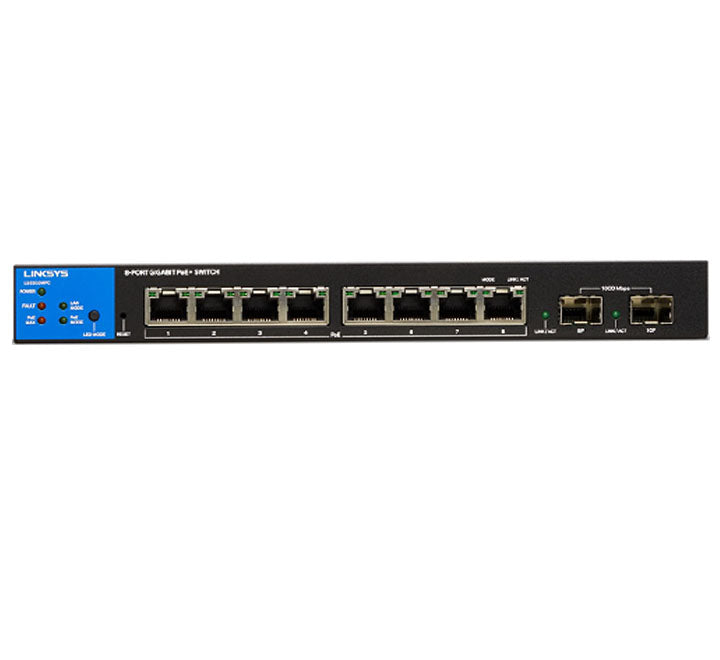 Linksys LGS310MPC-EU 8-Port Managed Gigabit PoE & Switch, POE Switches, Linksys - ICT.com.mm