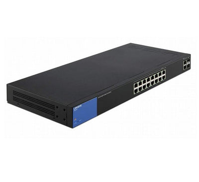 Linksys LGS318P-AP 16 Port Manage Gigabit Switch, Managed Switches, Linksys - ICT.com.mm