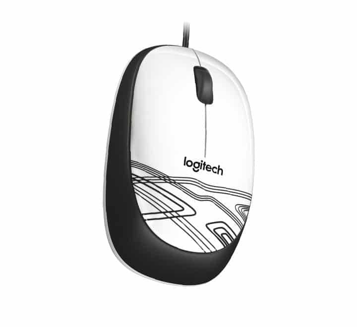 Logitech USB Mouse M105 (White)-22, Mice, Logitech - ICT.com.mm