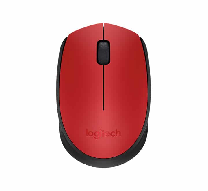 Logitech Wireless Mouse M171 (Red)-22, Mice, Logitech - ICT.com.mm