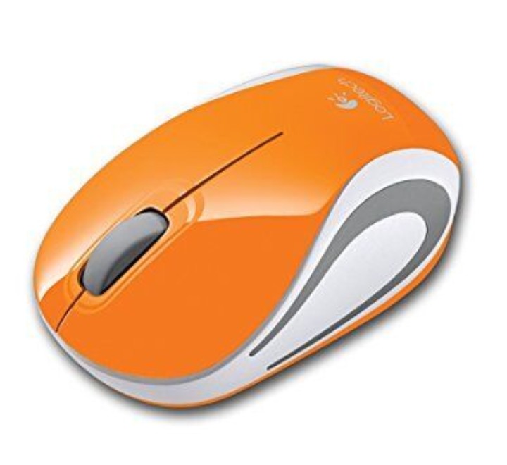 Logitech Wireless Mouse M187 (Orange), Mice, Logitech - ICT.com.mm