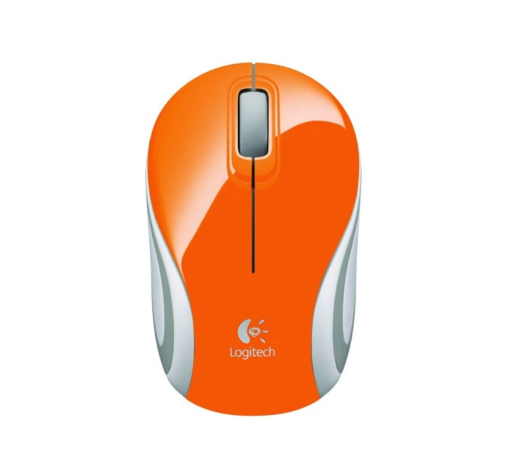 Logitech Wireless Mouse M187 (Orange), Mice, Logitech - ICT.com.mm