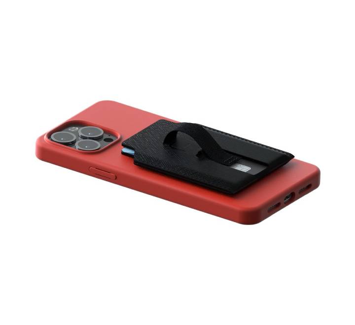 MagBak Wallet MagSafe Compatible (Saffiano Black), Apple Accessories, MagBak - ICT.com.mm