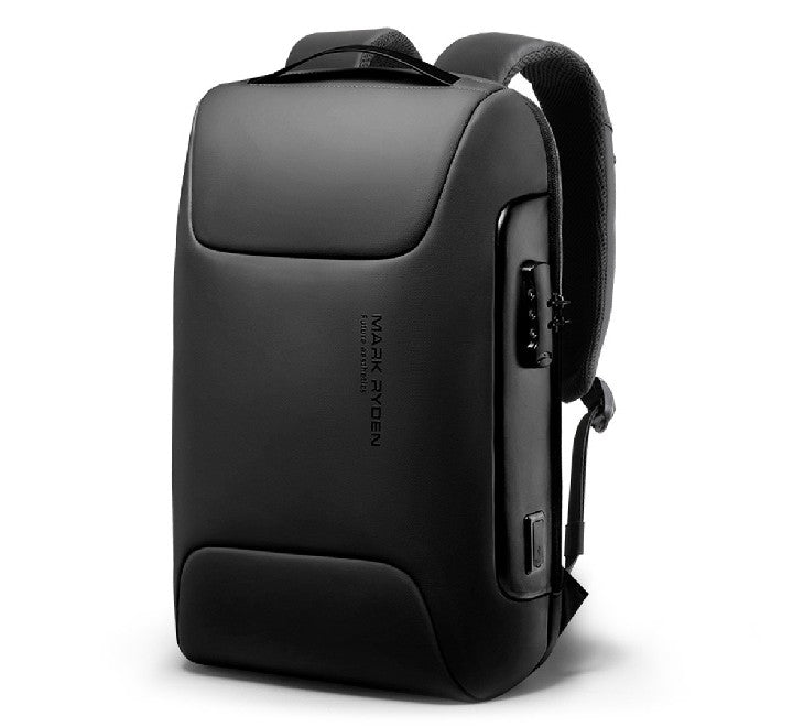 Mark Ryden MR9116 Business Micro & USB Charging Laptop Backpack (Black), Classic & Life Style Bags, Mark Ryden - ICT.com.mm