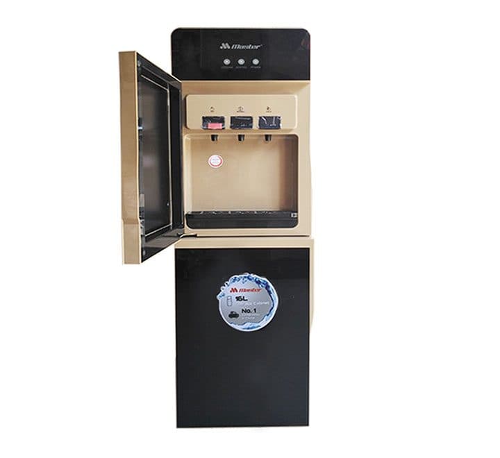 Master Water Dispenser 16L Storage Cabinet (MWD-CS3310G) Black, Water Dispensers, Master - ICT.com.mm