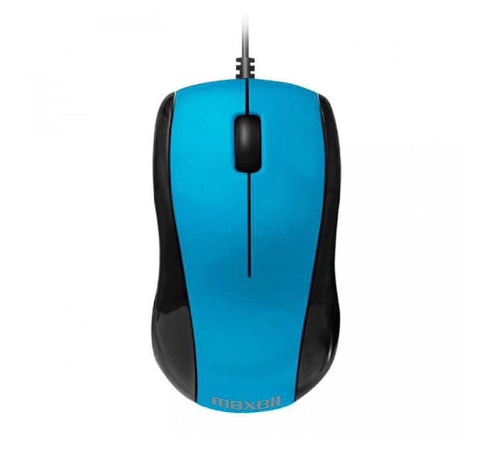 Maxell MOWR-101 Optical Mouse (Blue), Mice, Maxell - ICT.com.mm