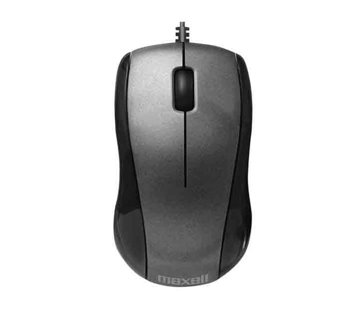 Maxell MOWR-101 Optical Mouse (Gray), Mice, Maxell - ICT.com.mm