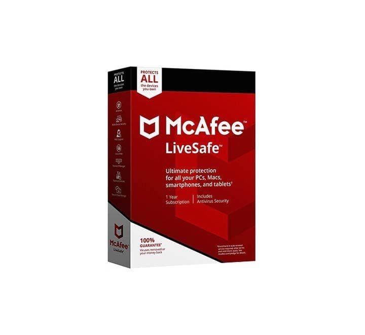 McAfee Livesafe (1 Year), Anti-Virus & Security, McAfee - ICT.com.mm