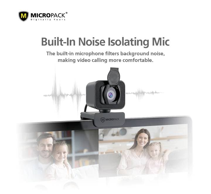 Micropack MWB15 1080P Full HD And 2 Million Pixel Webcam, Webcams, Micropack - ICT.com.mm