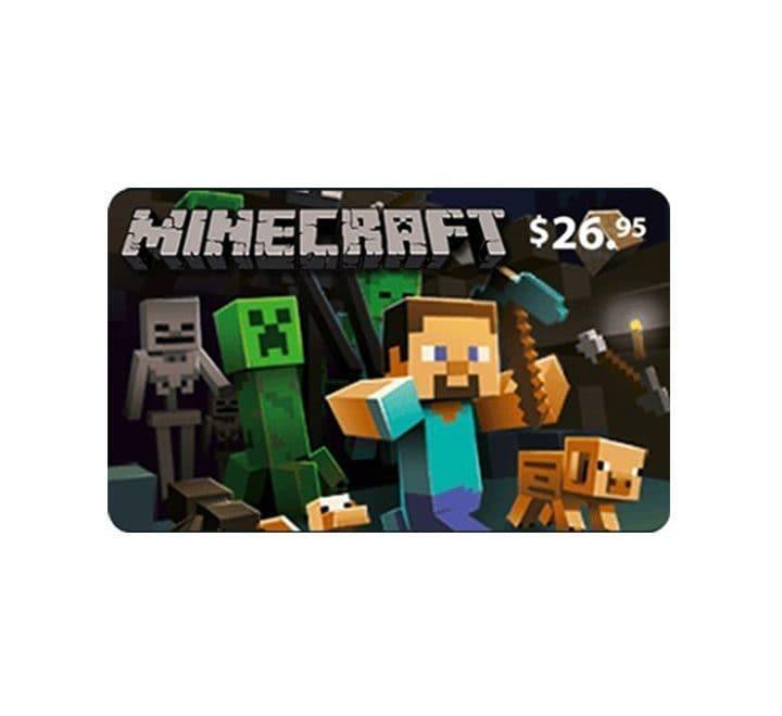 Minecraft Gift Card-$26.95 USD, Gaming Gift Cards, Minecraft - ICT.com.mm