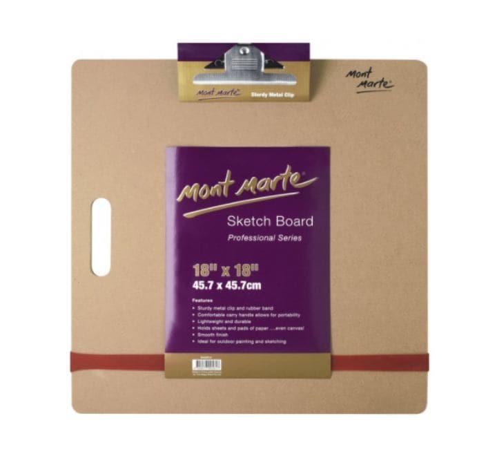 Mont Marte Sketch Board With Clips Medium (MAA0012), Easels, Mont Marte - ICT.com.mm